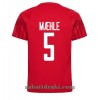 Danmark Joakim Maehle 5 Hjemme VM 2022 - Herre Fotballdrakt